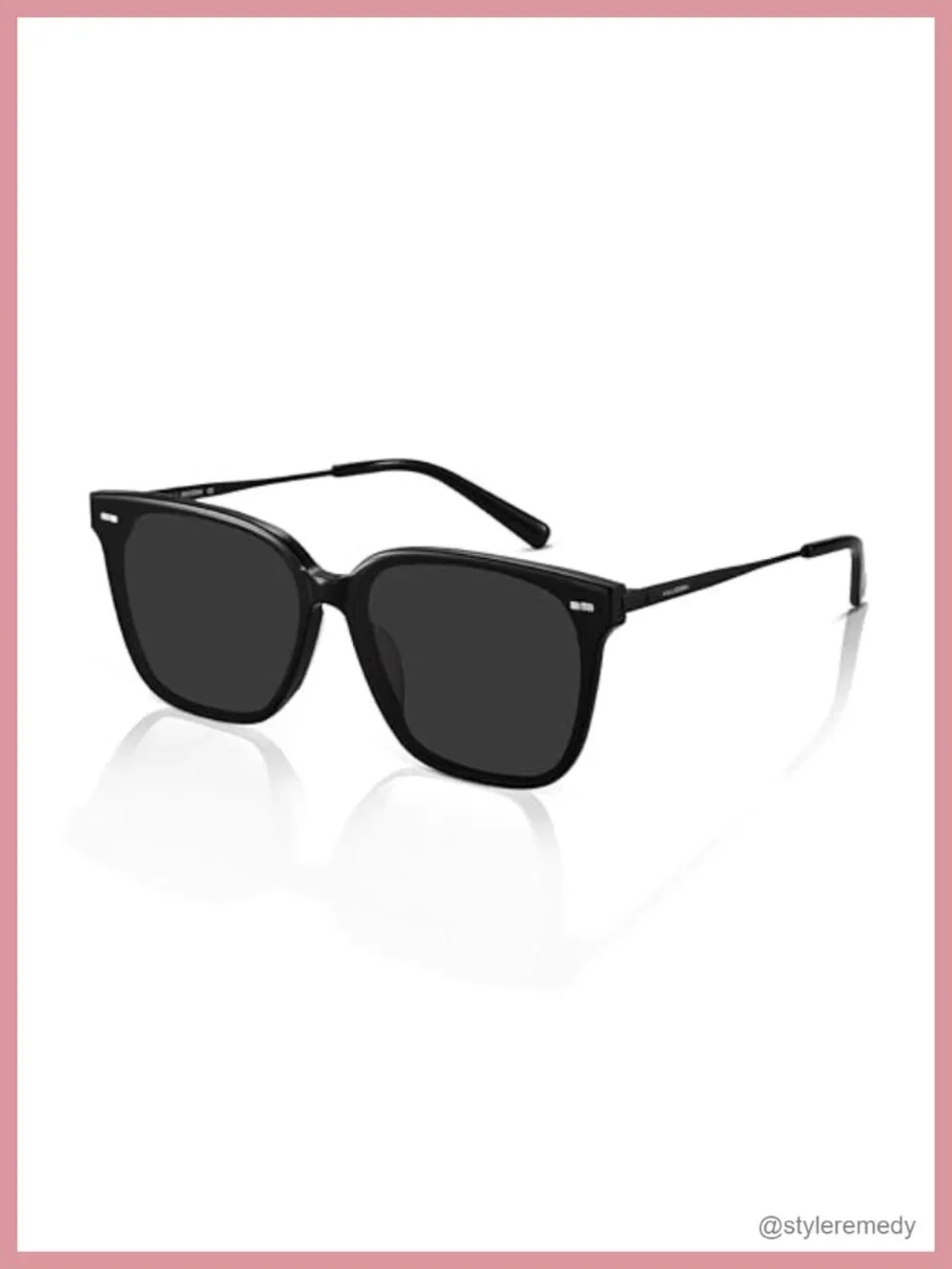 Square Polarized Oversized Sunglasses Women UV400 Acetate Frame